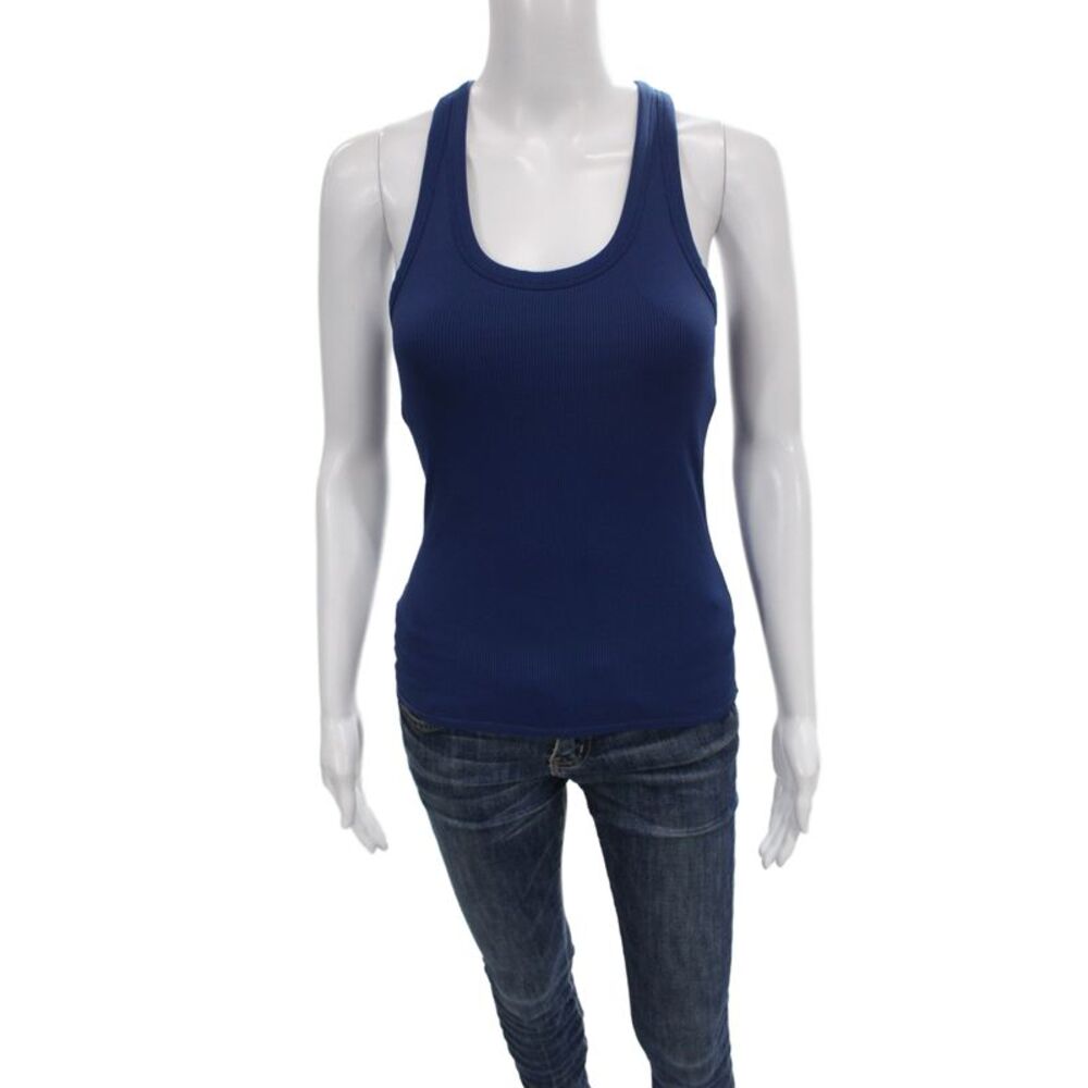 All Access Womens Dark Blue Basic Tank Size XS